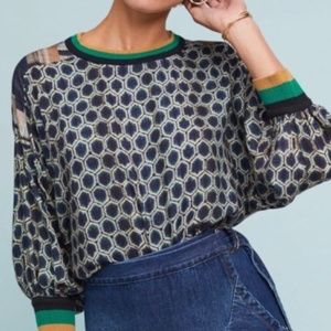 Alora Printed Blouse - Conditions Apply - Anthropologie